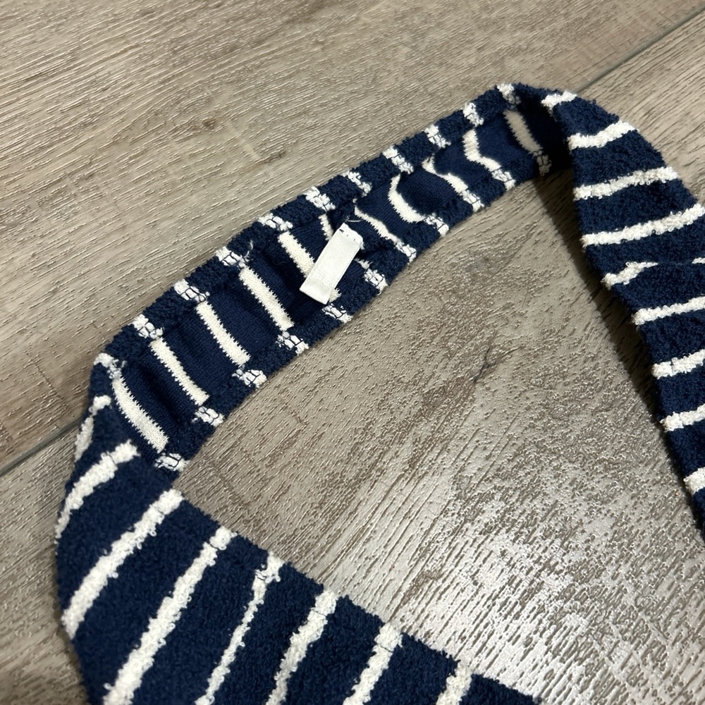 Givenchy striped terry halter neck mini dress in navy - Picture 6 of 10
